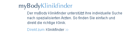 Klinikfinder Augenlaser